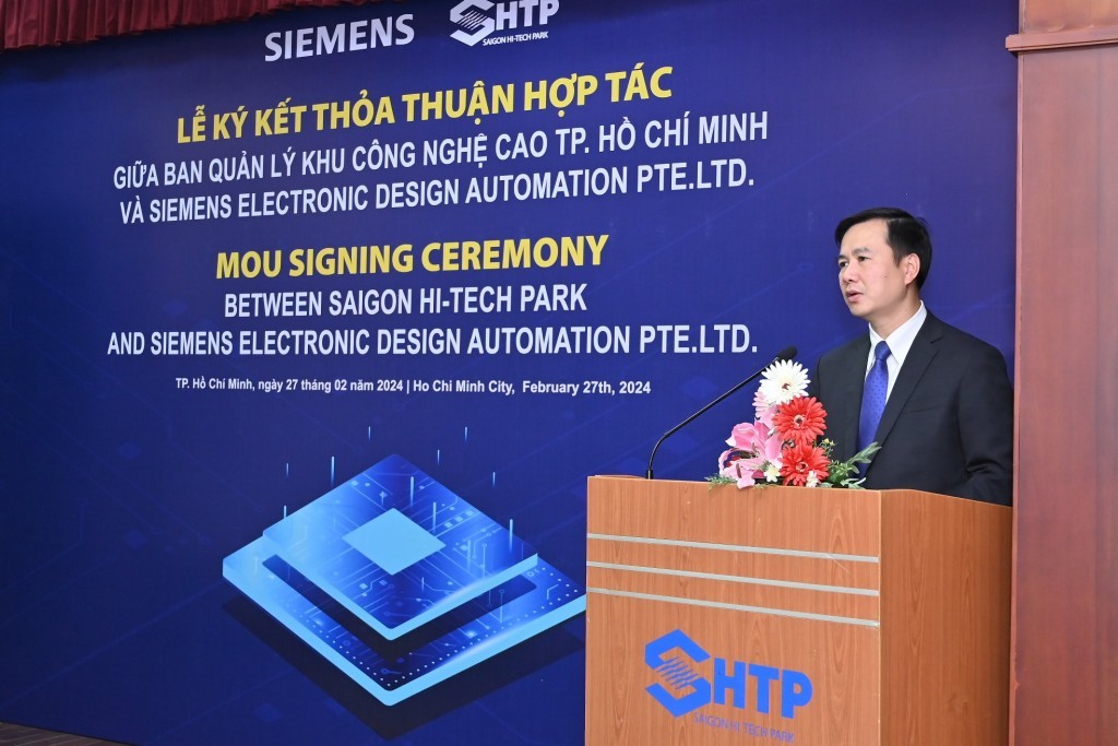 Siemens hợp tác với Khu công nghệ cao TP.HCM đào tạo nhân lực vi mạch bán dẫn