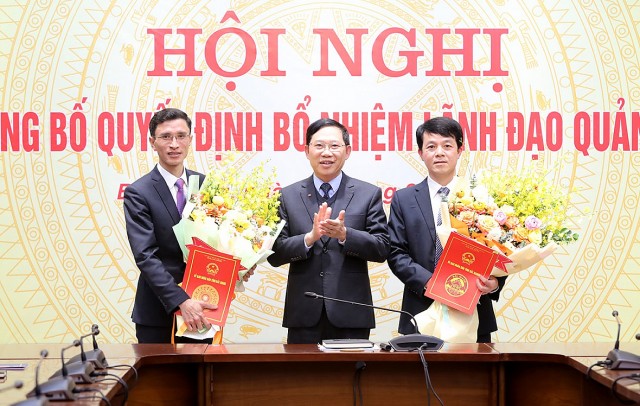 Tỉnh Bắc Giang công bố 2 Giám đốc Sở