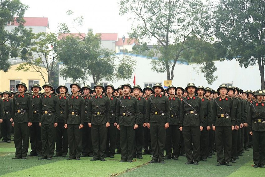 Hơn 16.000 công dân bước vào khóa huấn luyện tại Bộ Tư lệnh Cảnh sát cơ động