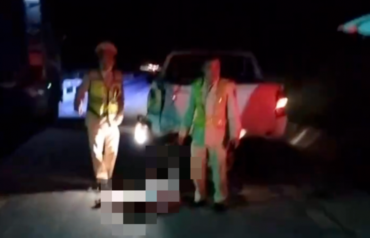 Thanh Hoá: Nam thanh niên đâm vào đuôi xe CSGT tử vong