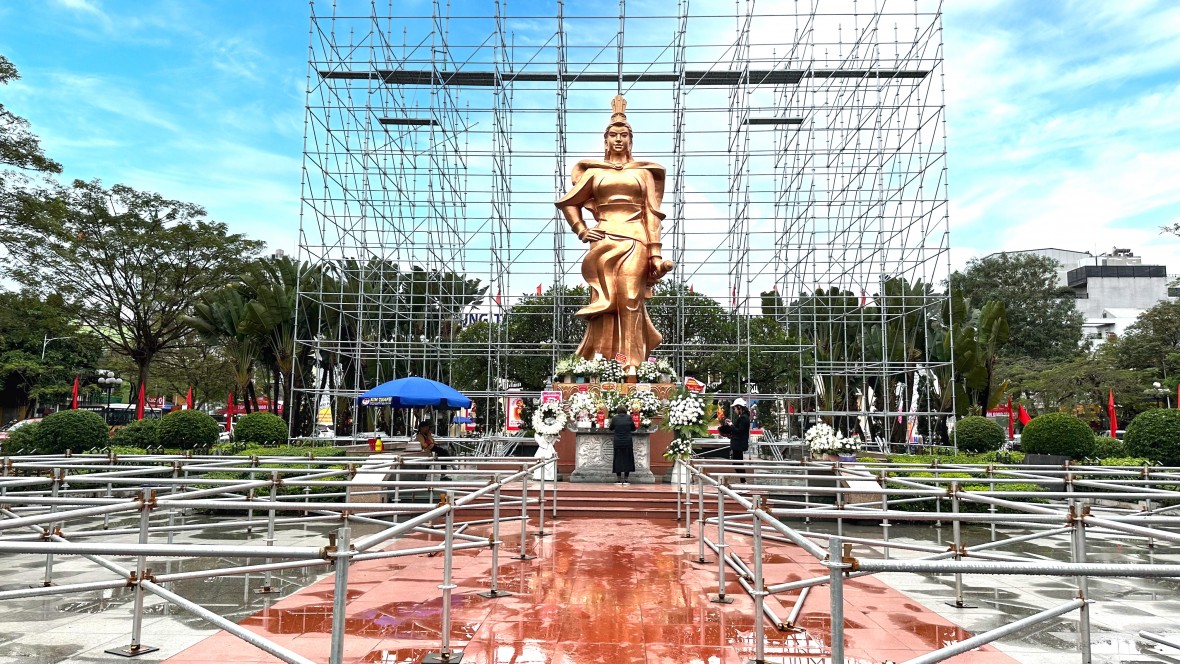 Nhiều hoạt động nghệ thuật tại Lễ hội truyền thống nữ tướng Lê Chân