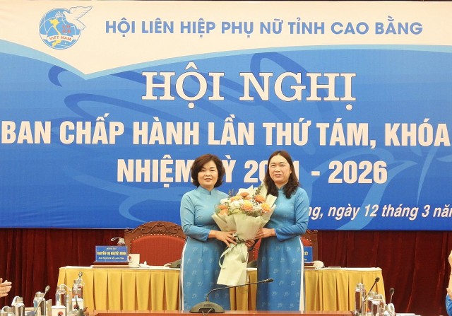 Hội Liên hiệp Phụ nữ tỉnh Cao Bằng có tân Phó Chủ tịch