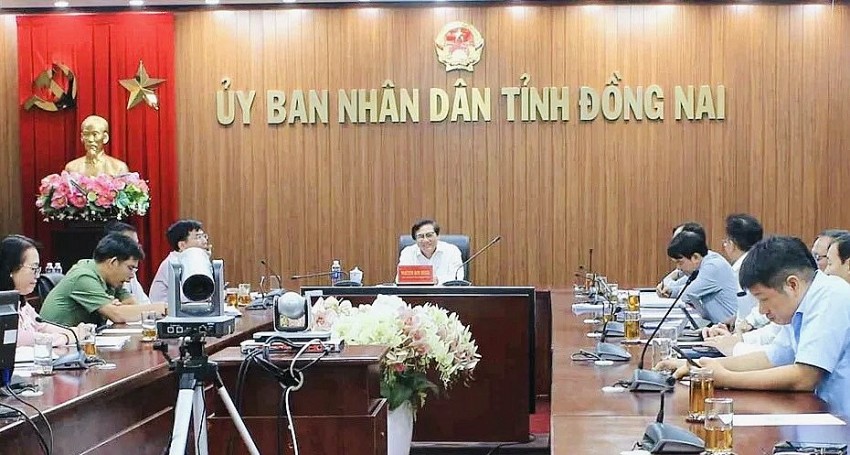 Phó Chủ tịch UBND tỉnh Đồng Nai Nguyễn Sơn Hùng chủ trì Chương trình Mục tiêu quốc gia giai đoạn 2021-2025 tại điểm cầu Đồng Nai.