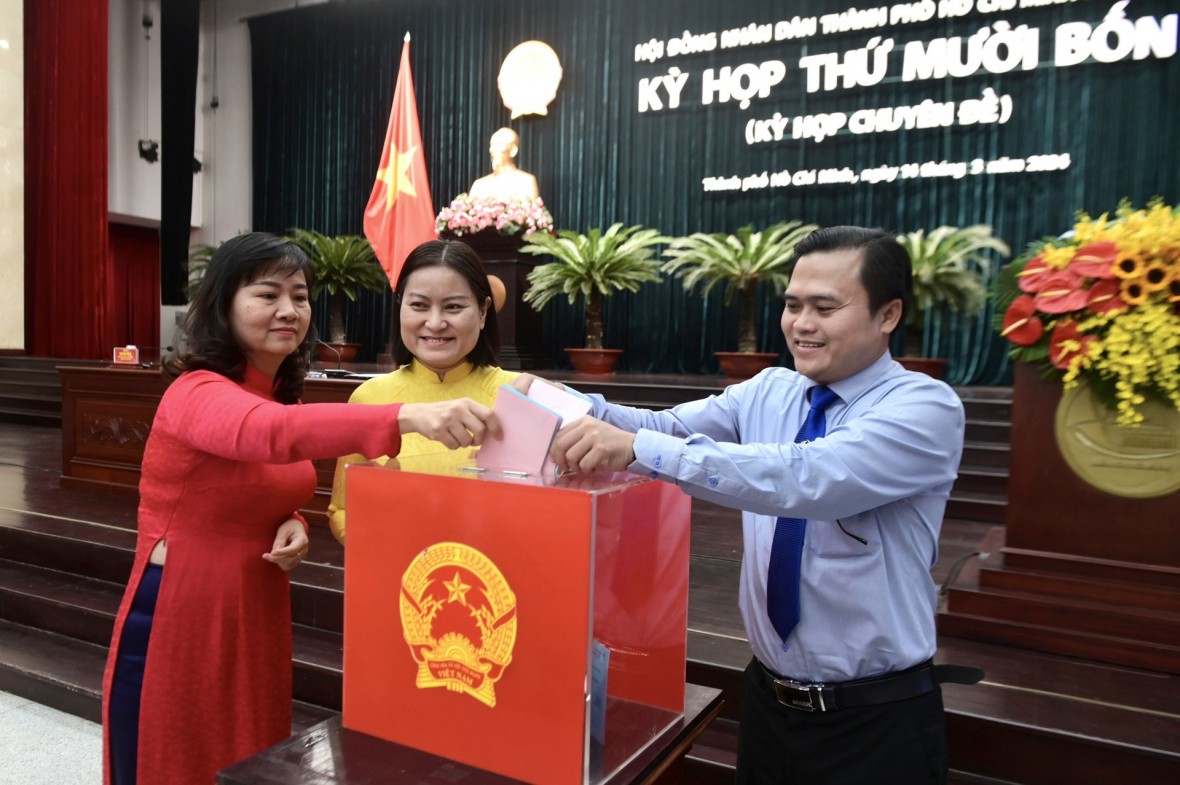 Ông Huỳnh Thanh Nhân được bầu giữ chức Phó Chủ tịch HĐND TP.HCM