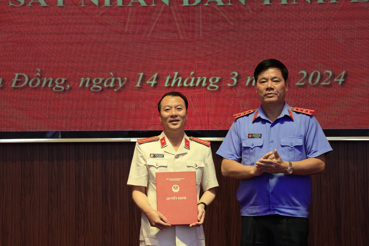 Viện Kiểm sát nhân dân tỉnh Lâm Đồng có lãnh đạo mới