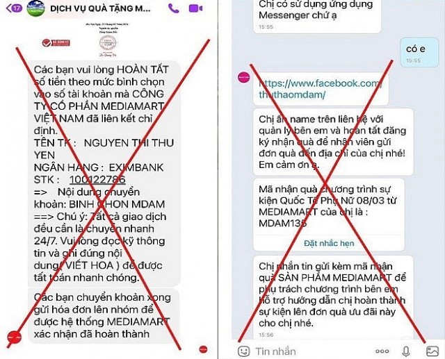 Công an Hà Nội khuyến cáo trò lừa đảo giả danh các sàn thương mại điện tử, siêu thị điện máy