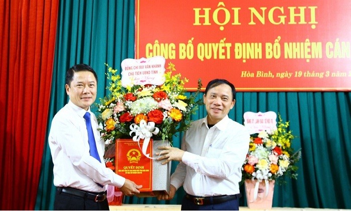 Ông Bùi Ngọc Đại giữ chức Phó Giám đốc Sở Nội vụ tỉnh Hòa Bình