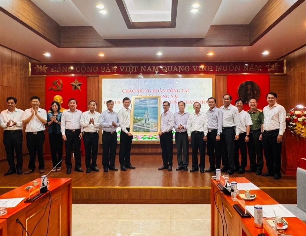 Lãnh đạo tỉnh Đồng Nai thăm và làm việc tại tỉnh Khánh Hòa