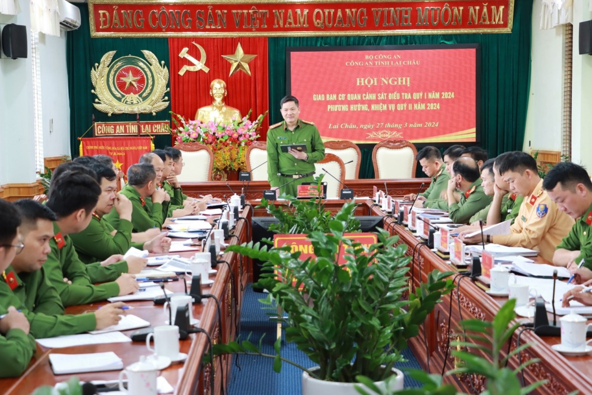 Công an tỉnh Lai Châu tăng cường công tác đấu tranh, phòng chống tội phạm