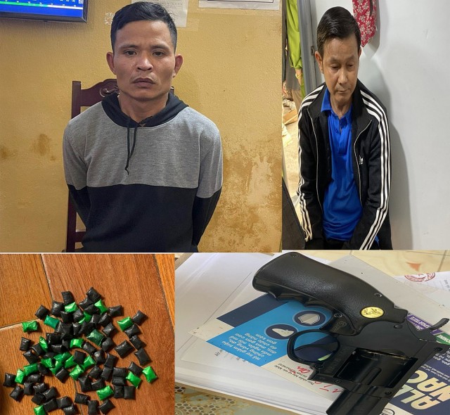 Thanh Hóa: Bắt đối tượng "thủ" súng quân dụng, mua bán ma túy