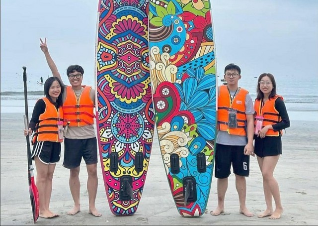 Bình Thuận: Lần đầu tiên đảo Phú Quý có lễ hội chèo thuyền Sup