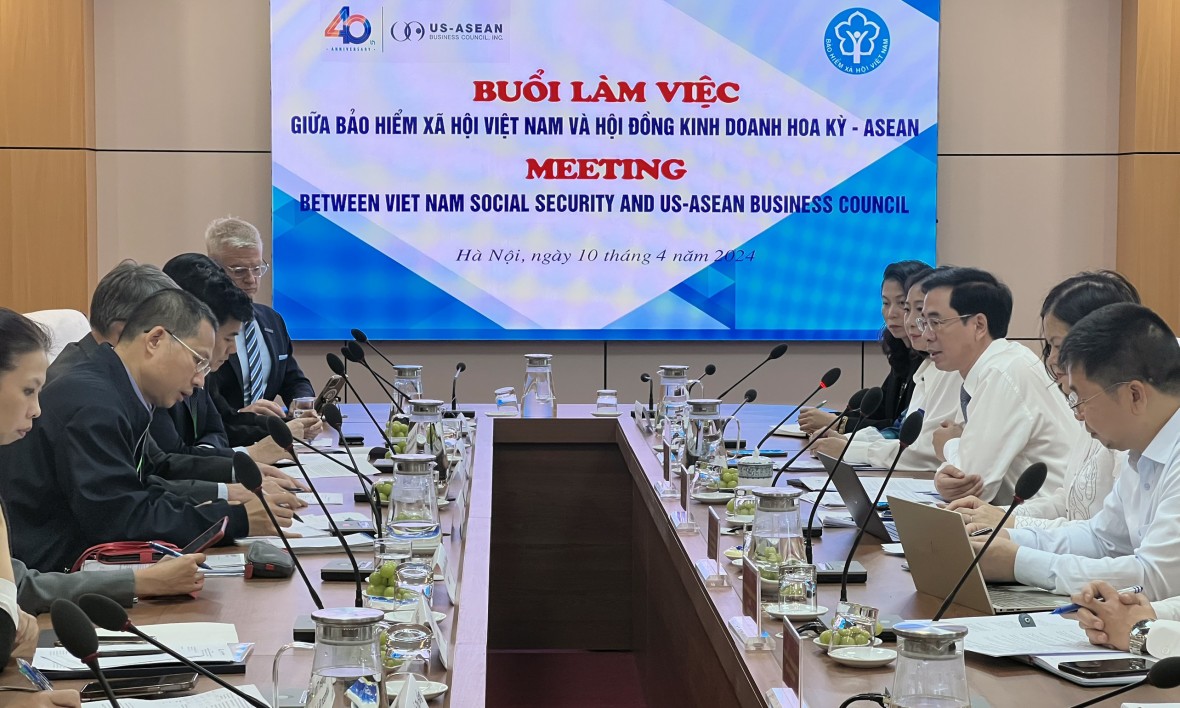 BHXH Việt Nam làm việc với Hội đồng Kinh doanh Hoa Kỳ - ASEAN