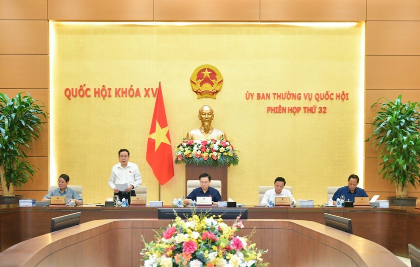 Phó Chủ tịch Thường trực QH Trần Thanh Mẫn điều hành nội dung phiên họp.