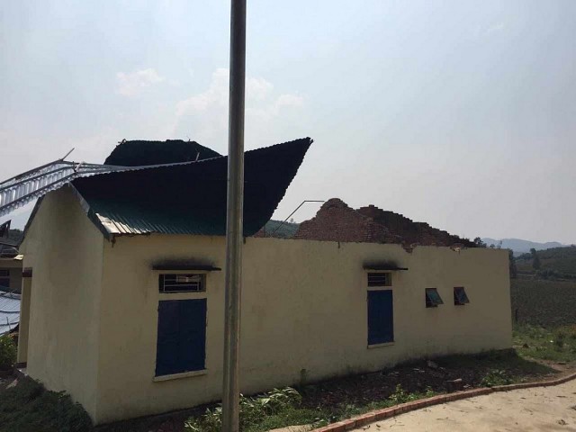 Nghệ An: Mưa, lốc gây thiệt hại nặng tại xã tái định cư Ngọc Lâm