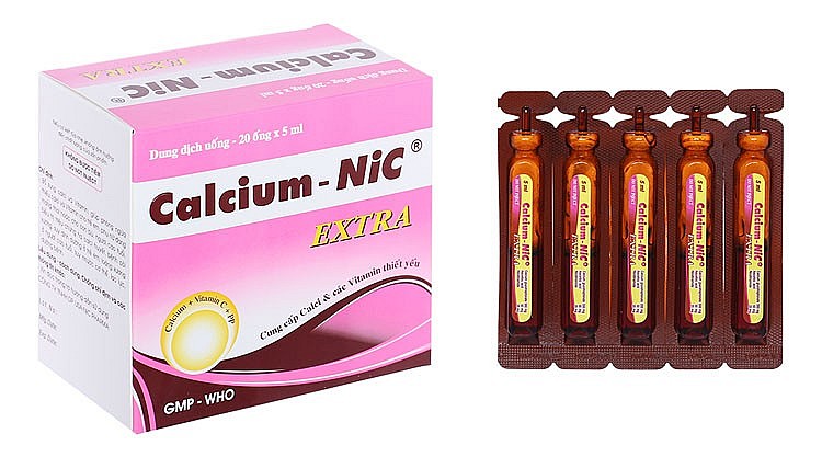 Thu hồi Calcium-Nic extra do USA - NIC Pharma sản xuất. 