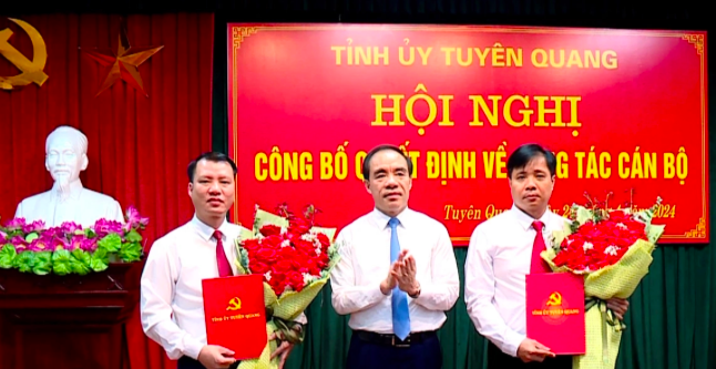 Ông Nguyễn Văn Việt được bổ nhiệm giữ chức Phó trưởng Ban Tổ chức Tỉnh ủy Tuyên Quang