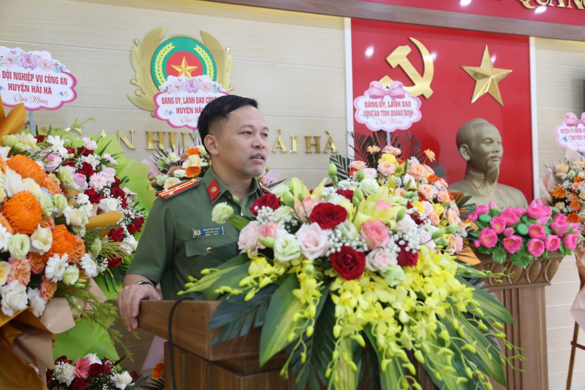 Quảng Ninh: Thượng tá Nguyễn Thành Trung làm Trưởng Công an huyện Hải Hà