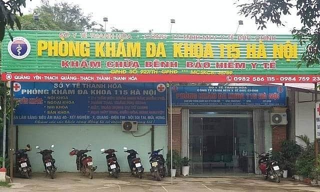 Hàng loạt sai phạm tại Phòng khám Đa khoa 115 Hà Nội