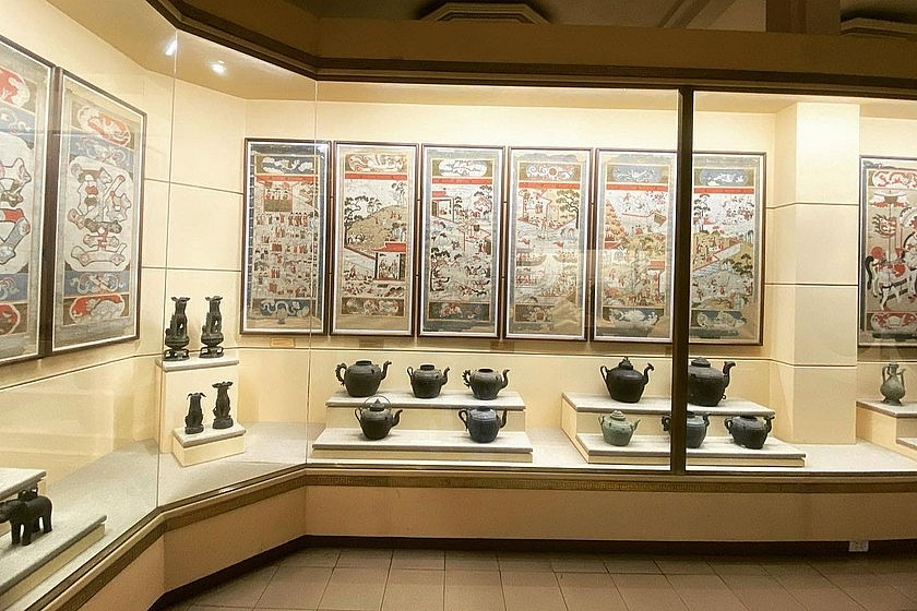Tiềm năng du lịch bảo tàng ở Việt Nam cần được khai thác tốt hơn. (Ảnh: Một gian trưng bày tại Bảo tàng Lịch sử Quốc gia)