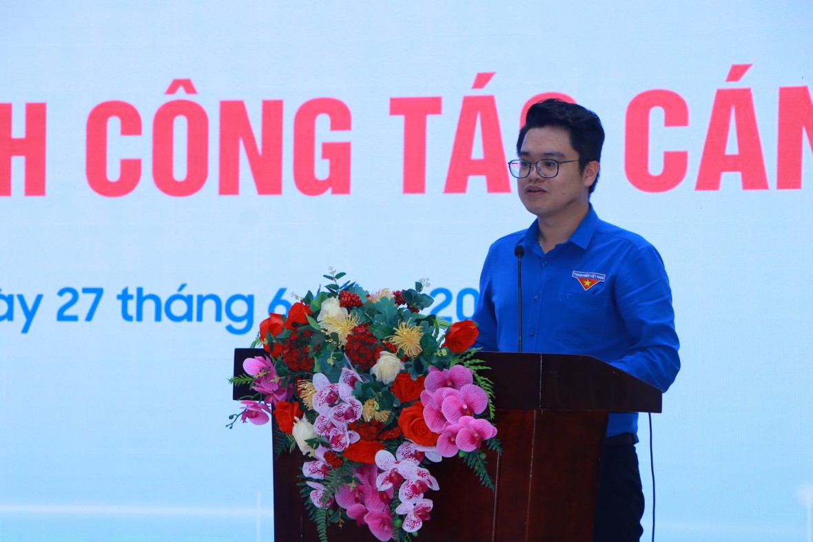 Ông Nguyễn Minh Sơn Tân Phó Bí thư Tỉnh đoàn Bình Dương khóa XI, nhiệm kỳ 2022 – 2027.