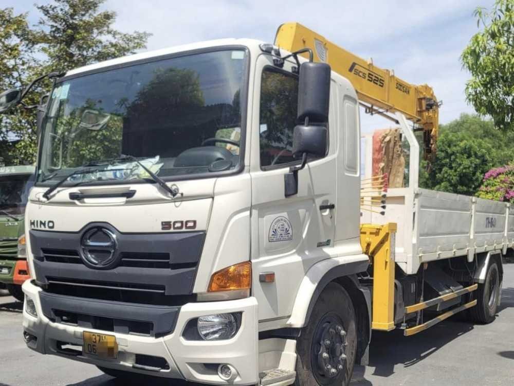 Chiếc xe tải gây tai nạn - Ảnh Công an Hà Tĩnh.