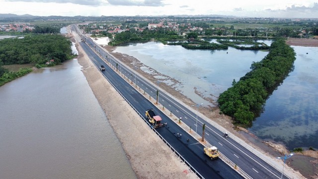 Sẽ thông xe đường dẫn cầu Bến Rừng vào giữa tháng 7/2024