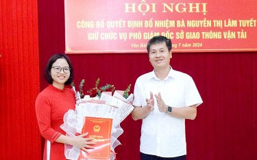 Bà Nguyễn Thị Lâm Tuyết làm Phó Giám đốc Sở Giao thông vận tải tỉnh Yên Bái