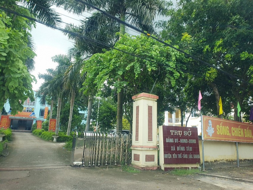 Trụ sở UBND xã Đồng Tâm.