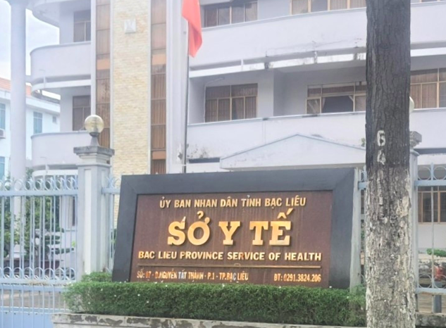 Sở Y tế tỉnh Bạc Liêu - nơi ông Phong giữ chức trưởng phòng Kế hoạch Tài chính.