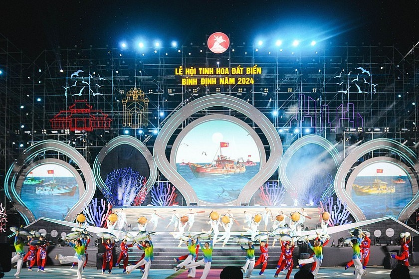 Lễ hội đang là một hướng phát triển du lịch bền vững của Việt Nam. (Ảnh: Khai mạc Lễ hội “Tinh hoa đất biển Bình Định năm 2024” - BBĐ)