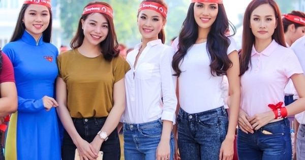 Hoa khôi, Á hậu Việt hiến máu nhân đạo ngày đầu năm