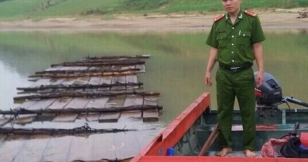 Quảng Nam: Phát hiện 90 phách gỗ vô chủ thả trên sông