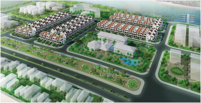 Bản đồ quy hoạch một khu nghỉ dưỡng tại Cẩm An (Ảnh nguồn Internet)