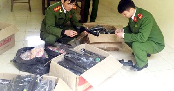 Thanh Hoá: Tịch thu 120 khẩu súng bắn đạn nhựa nguy hiểm
