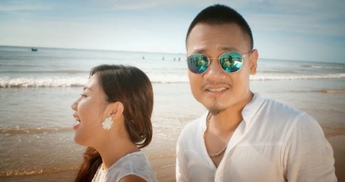 Ca sĩ Văn Mai Hương v&agrave; đạo diễn Triệu Quang Huy