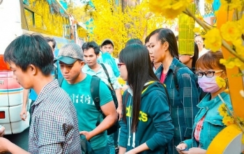 TP HCM: 2000 sinh viên được xe đưa miễn phí về quê ăn Tết