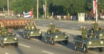 Cuba diễu hành kỷ niệm ngày thành lập lực lượng vũ trang