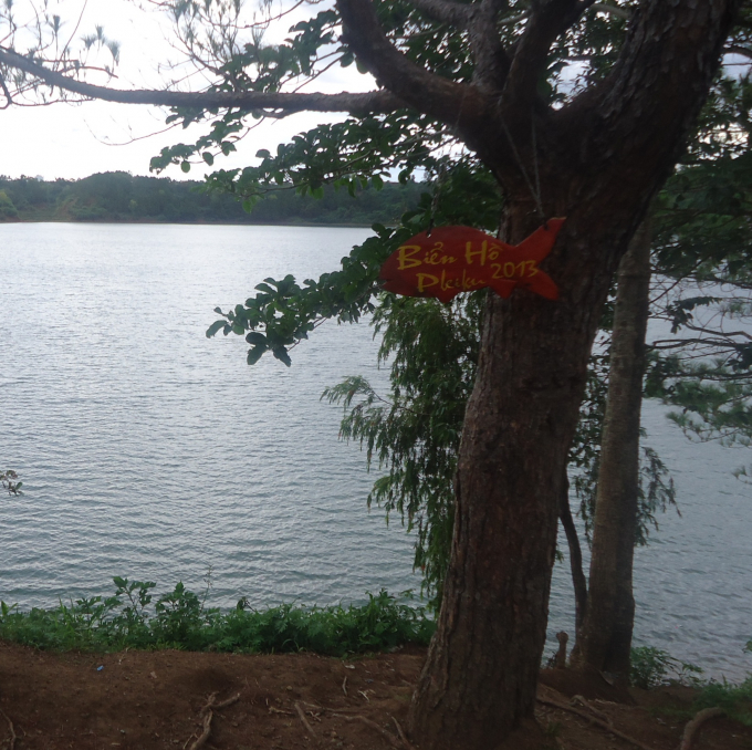 Biển Hồ, thuộc x&atilde; Biển Hồ, Th&agrave;nh phố Pleiku, Gia Lai, nơi xảy ra vụ đuối nước