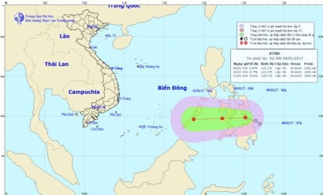 Tin mới nhất về áp thấp nhiệt đới Nam Biển Đông