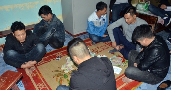 Lào Cai: 10 đối tượng bị bắt giữ khi đang đánh bạc tại trụ sở khu tập thể kho bạc