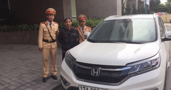 Ăn cắp xe ô tô ở Thái Bình, qua Quảng Ninh bị CSGT tóm gọn