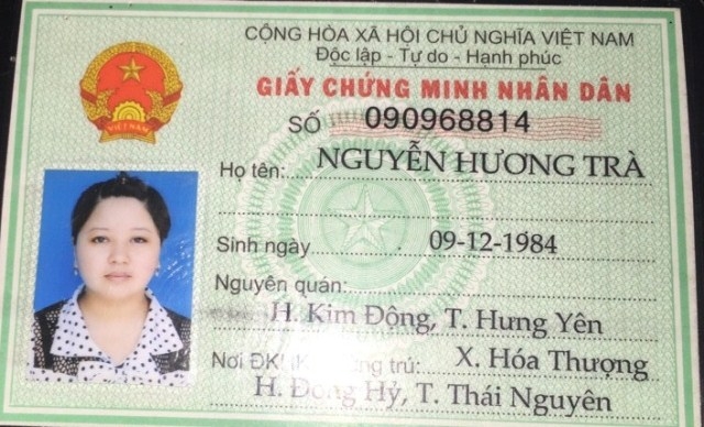 Đối tượng Nguyễn Hương Tr&agrave; đang bị C&ocirc;ng an huyện Đồng Hỷ truy t&igrave;m.