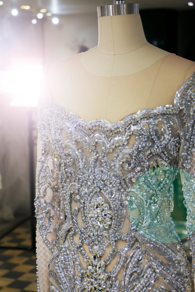 Cận cảnh trang phục dạ hội dự kiến của Lệ Hằng tại Miss Universe 2016