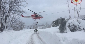 Tuyết lở kinh hoàng tại Italy, 30 người thiệt mạng
