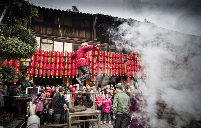 Tết cổ truyền ở Trung Quốc l&agrave; ng&agrave;y lễ quan trọng nhất trong năm. Năm nay ng&agrave;y lễ n&agrave;y rơi v&agrave;o 28/1. (Ảnh: IC)