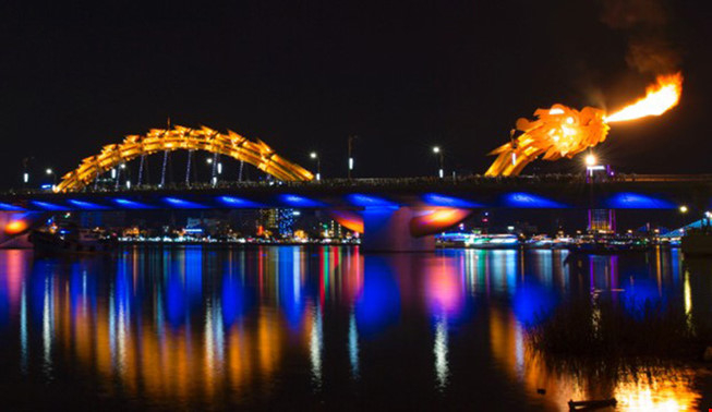 Cầu Rồng Đ&agrave; Nẵng (Ảnh: Plo.vn)