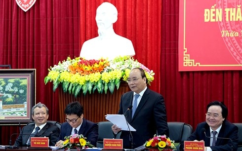 Thủ tướng Nguyễn Xuân Phúc thăm và làm việc với Đại học Huế