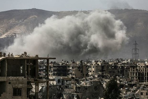 Syria bị ph&aacute; hủy nặng nề trong chiến tranh. Ảnh: AFP
