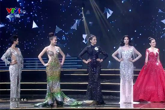 Top 5 Hoa hậu Ho&agrave;n vũ Việt NAm 2017.