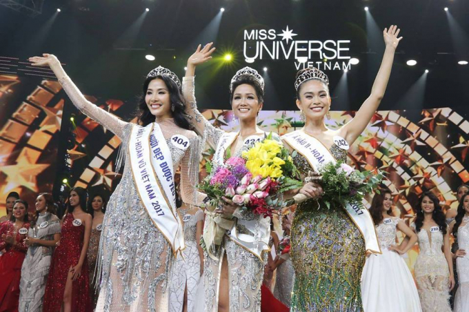 Top 3 Hoa hậu Ho&agrave;n vũ Việt Nam. Ảnh: Miss Universe Vietnam.
